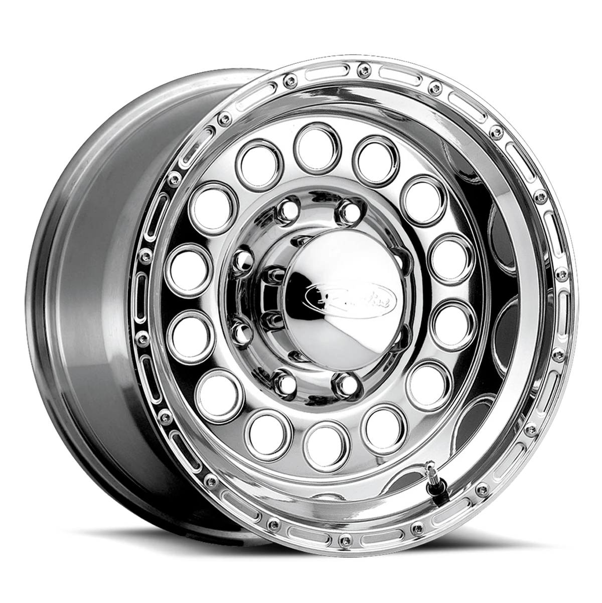 Raceline 887 Rock Crusher 17x9 8x165.1 Polished 0mm Wheels