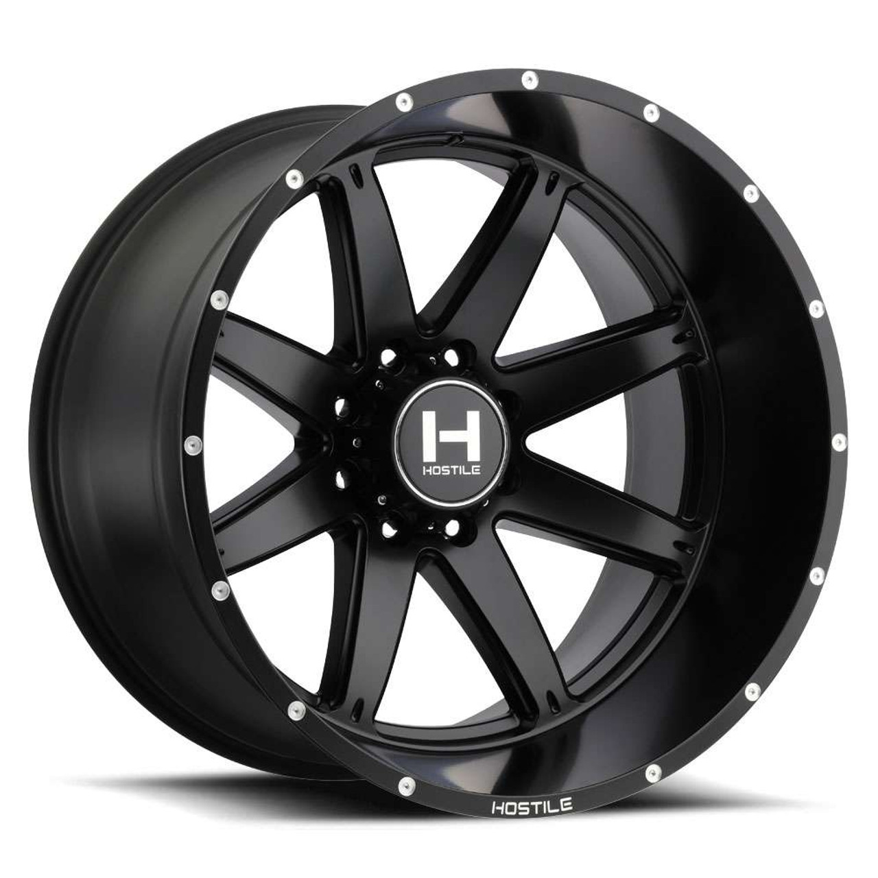 Hostile Alpha H109 22x10 6x135 Asphalt Black Wheels Rims 25 H109