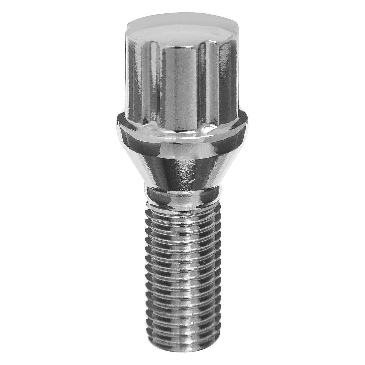 Chrome Lug Nuts Lug Bolts Complete Kit 4 Wheel Installation