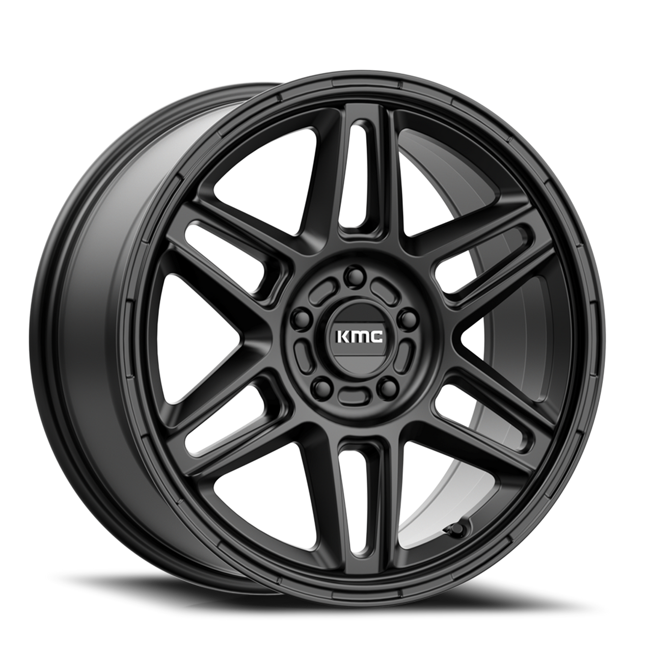 Kmc Km716 Nomad Wheels Rims 17x8 5x114.3 Satin Black 38mm