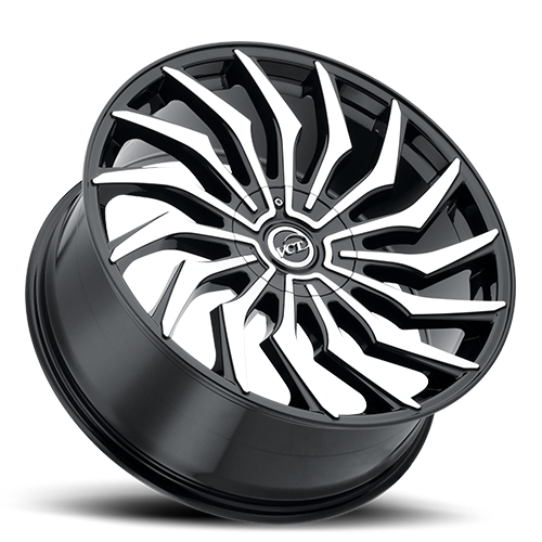 Chopper Tires Rims Vct Chopper 20x8.5 5x108 5x115 Black Machined 40mm Wheels