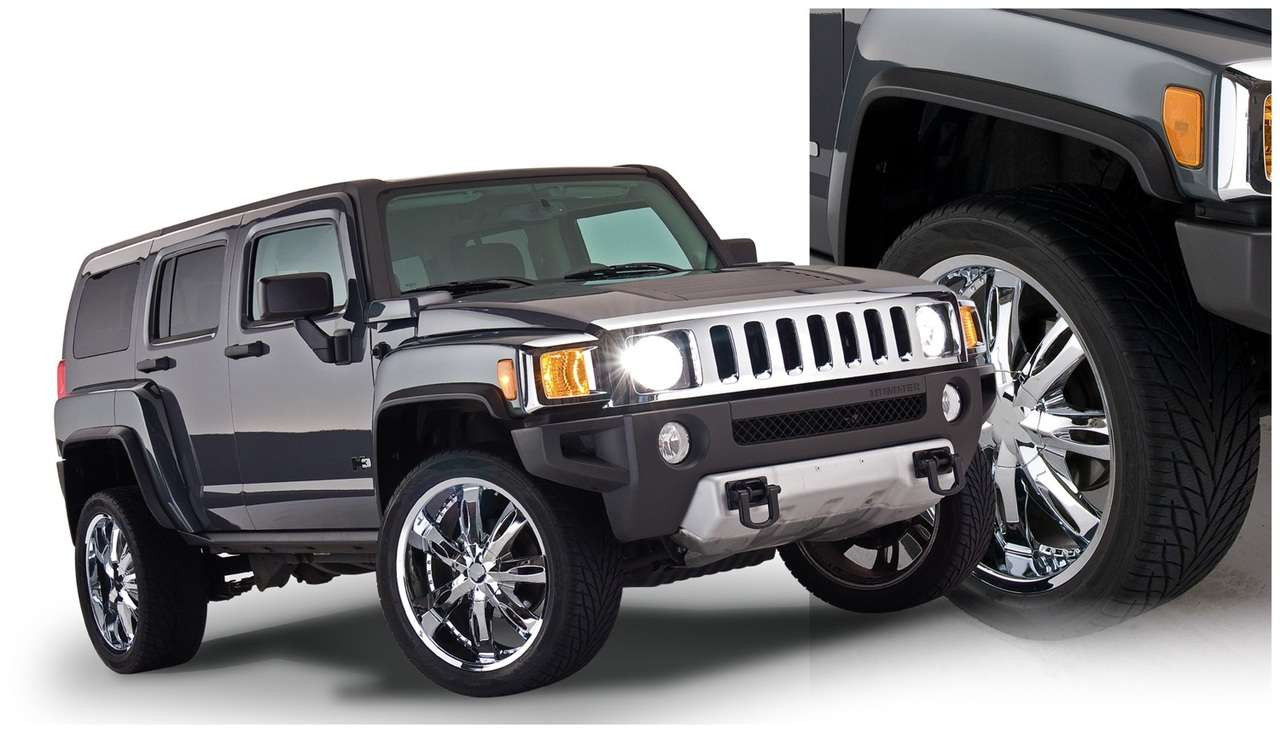 Bushwacker 15090002 OE Style Fender Flares OE Matte Black 4pc For