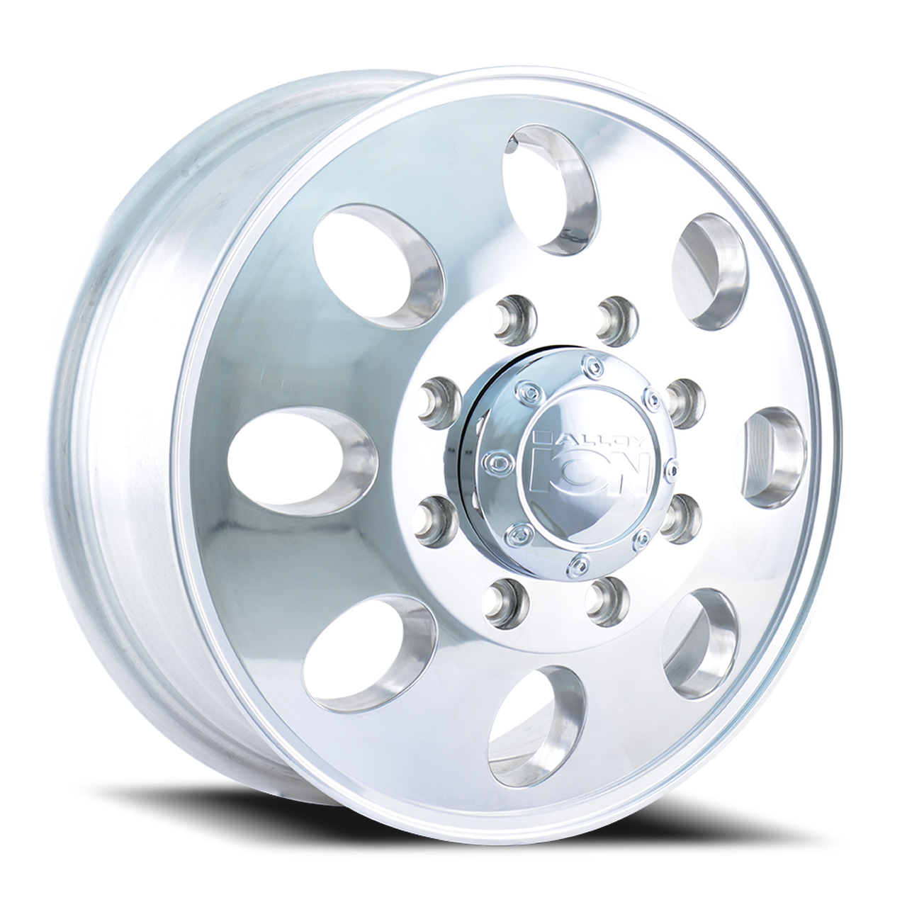 Ion 167 16x6 8x165.1/8x6.5 Polished 102mm Wheels | BB Wheels