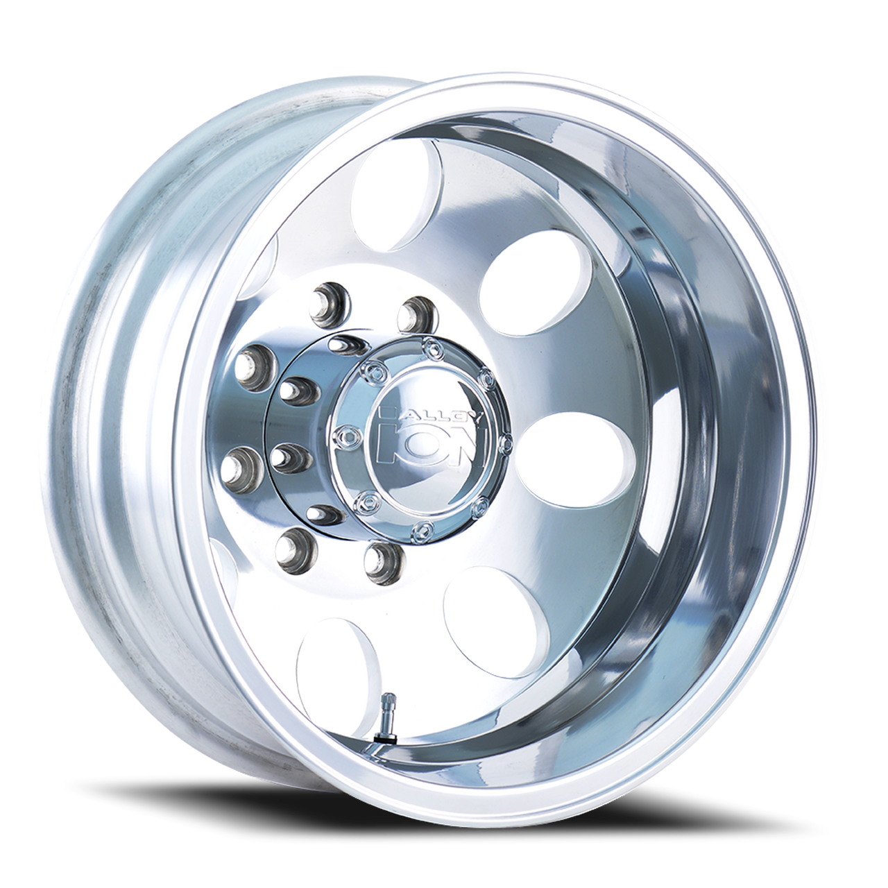 Ion Dually 167 Wheels Rims 16x6 8x165.1 Polished -125mm