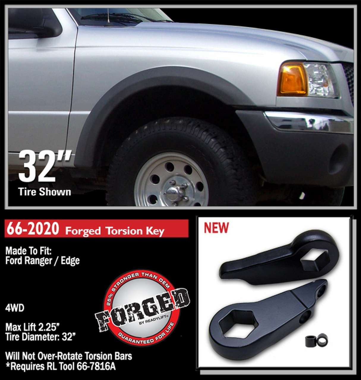 ReadyLift 66-2020 Front Leveling Kit 2.25