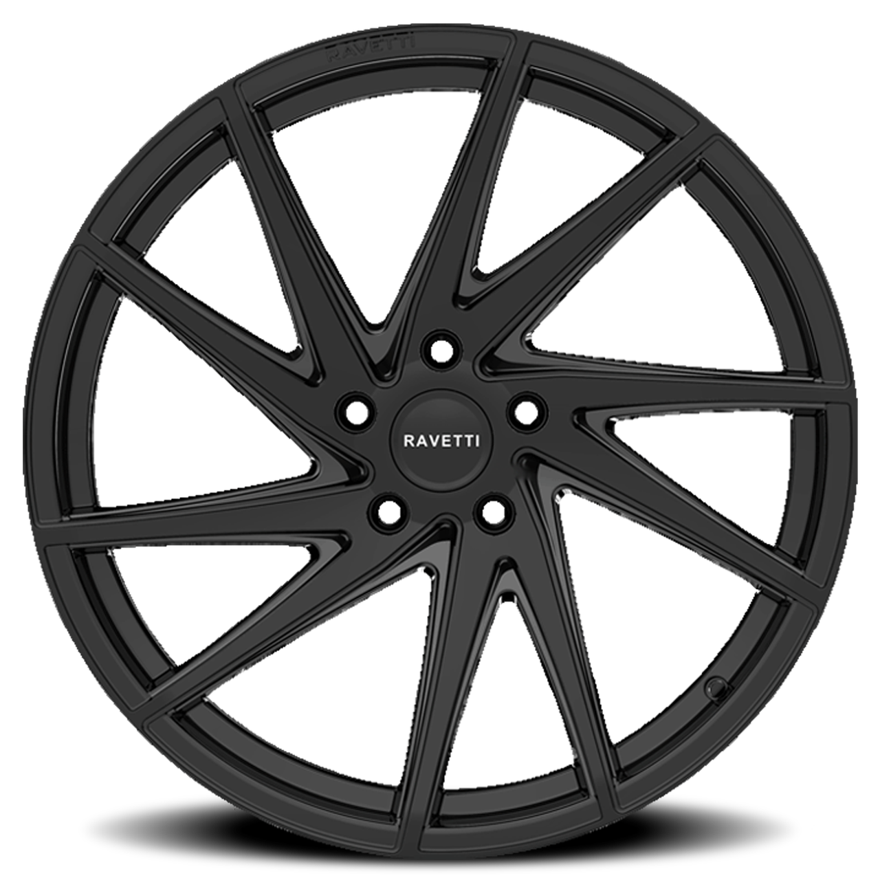 Ravetti M10 20x10 5x120 Gloss Black 45mm Wheels