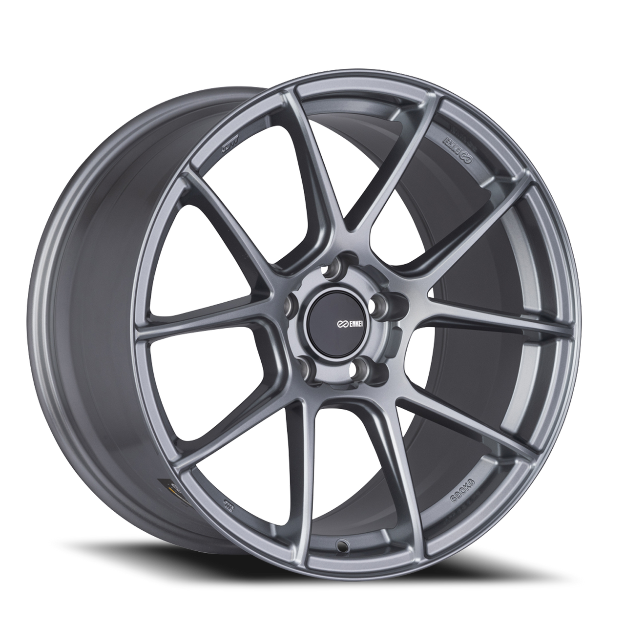y ♡ Enkei Ts-V 18x9.5 5x114.3/5x4.5 Storm Grey 38mm Wheels