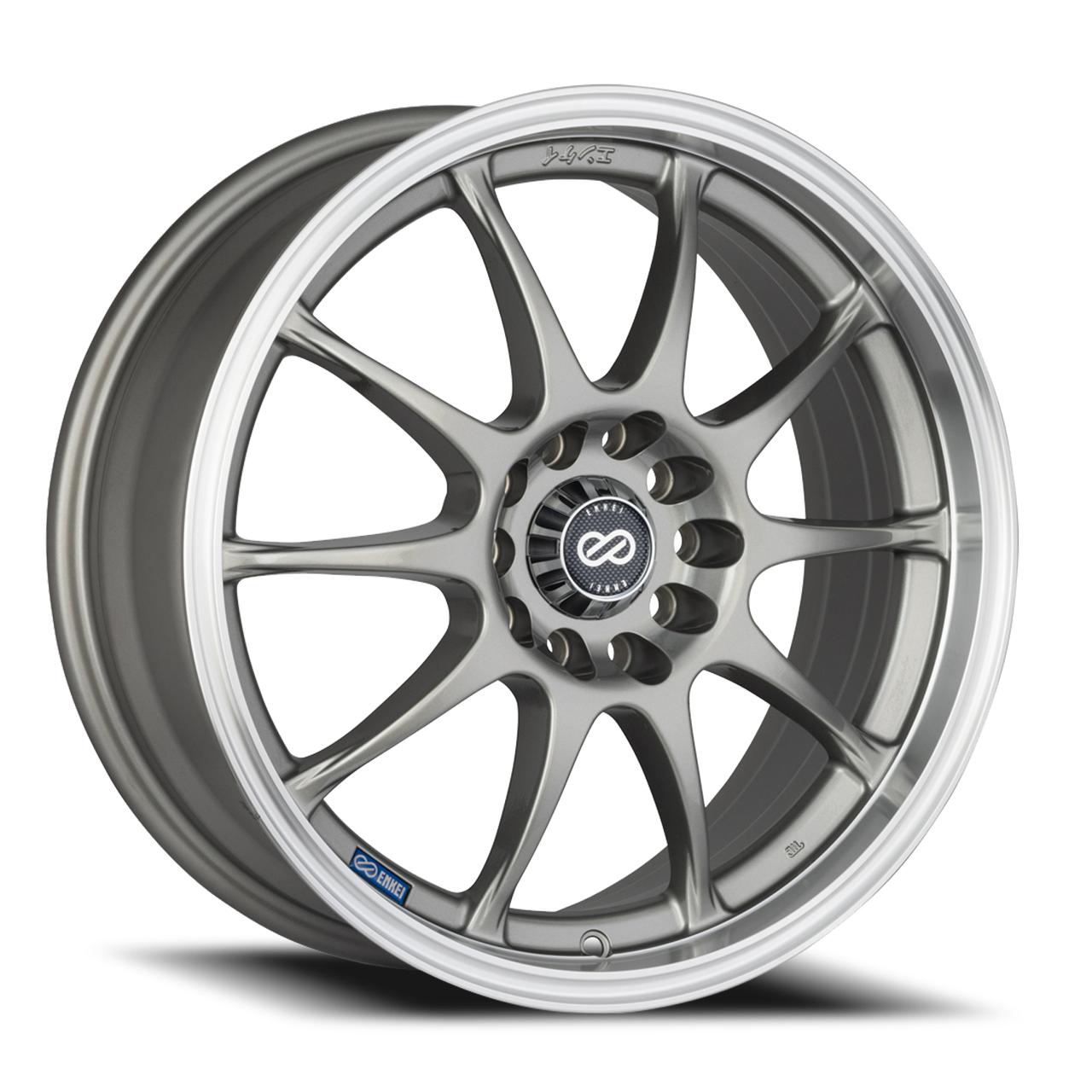 Enkei J10 16x7 5x112 5x114.3 Silver 38mm Wheels