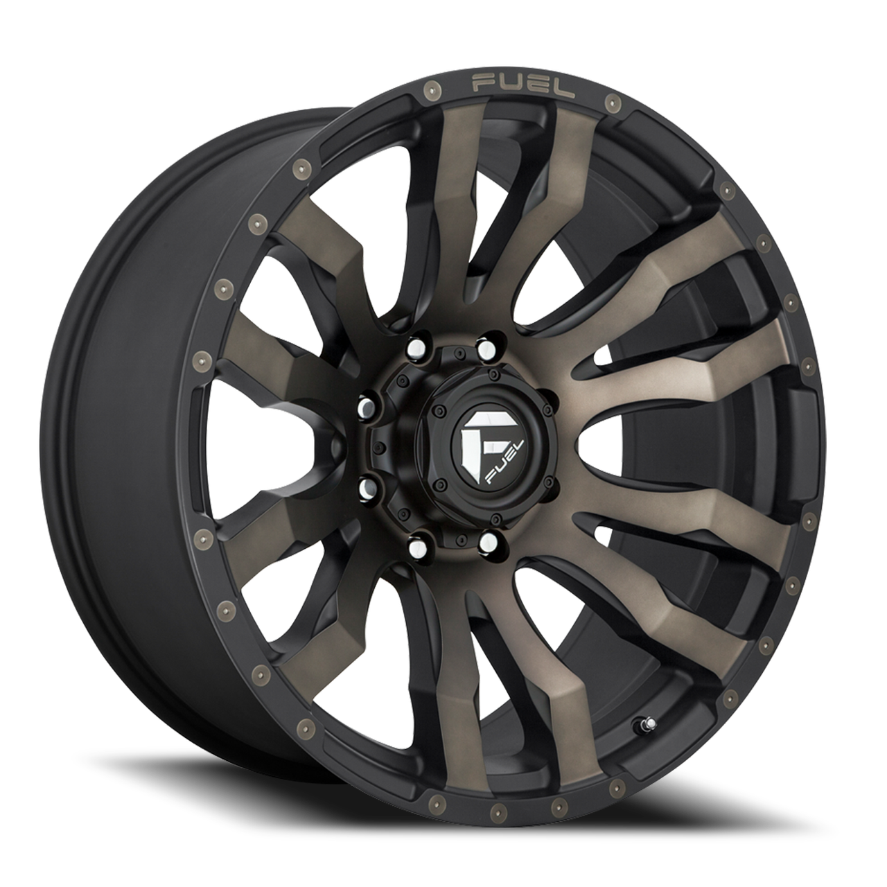 タイヤ・ホイール BLITZ Fuel D674 Blitz 22x10 8x170 Black Machine Dark -18mm Wheels
