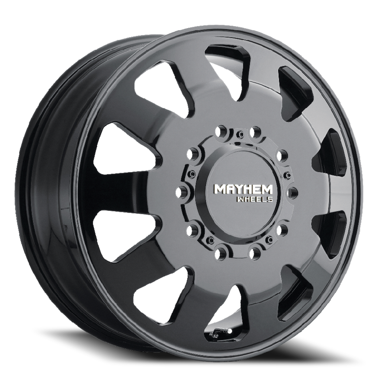 Mayhem 8181 22x8.25 10x225 Gloss Black 169mm Wheels