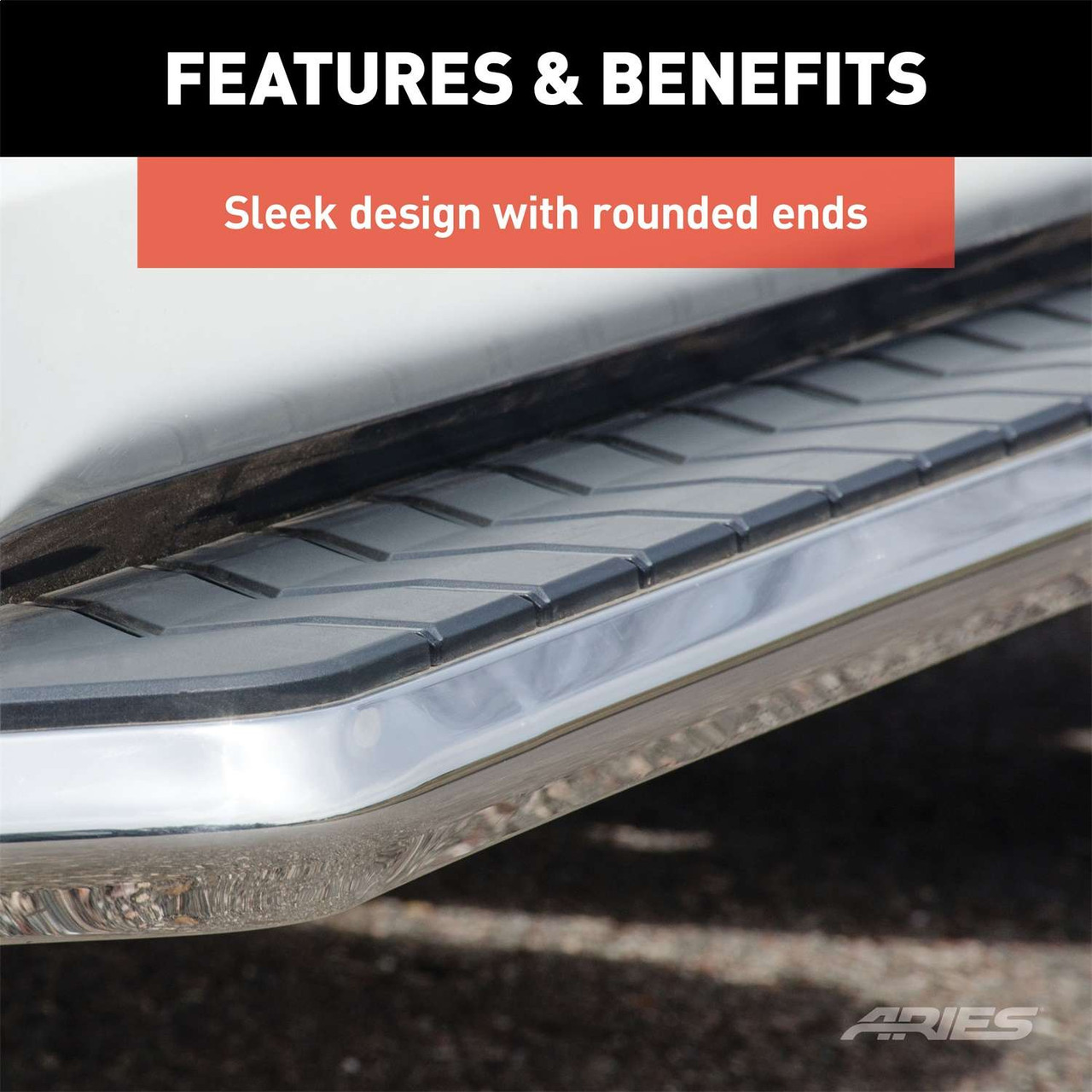 Aries Stainless AeroTread Running Boards 2051876 Free Shipping!