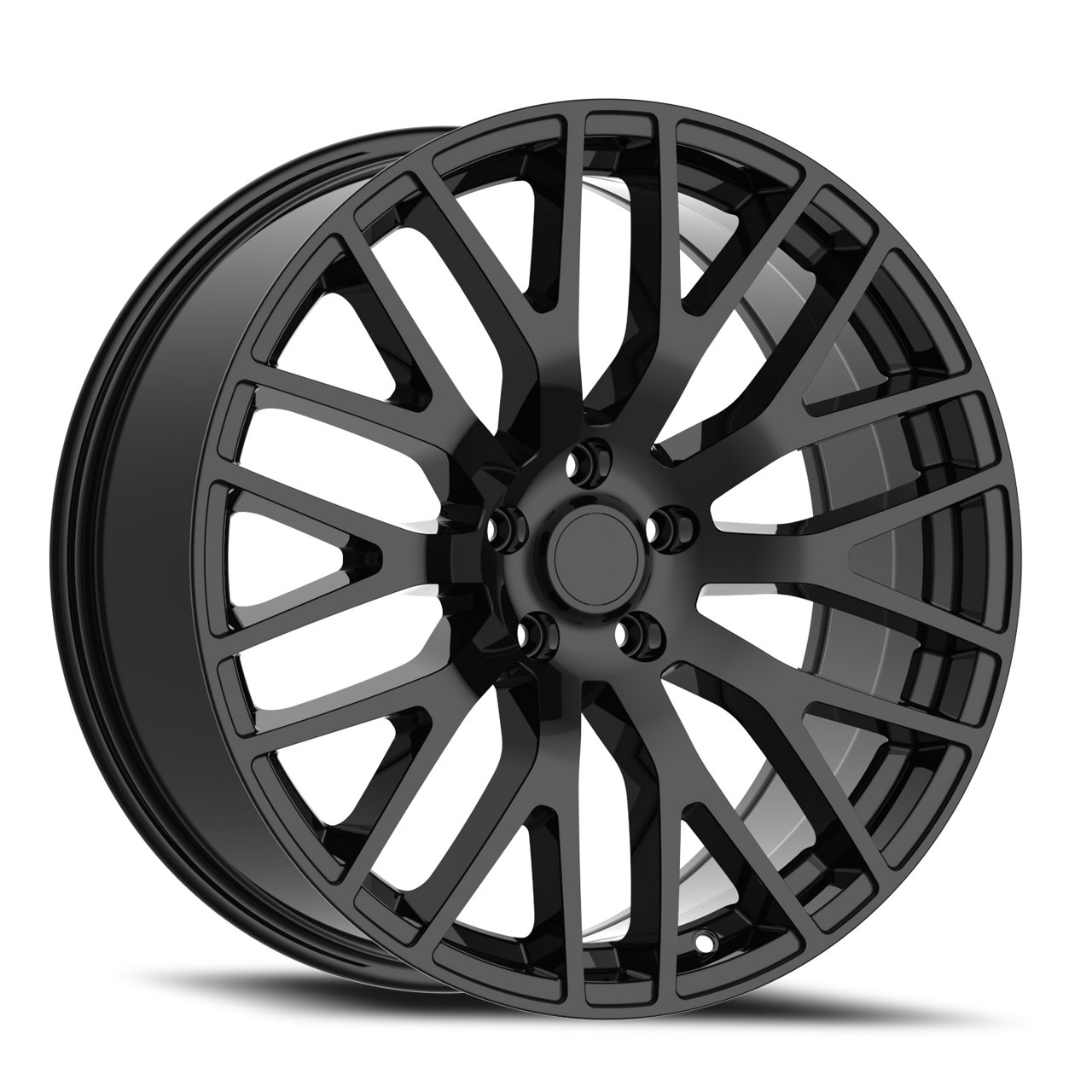 Voxx Replica Mustang Performance 20x10 5x114.3 Black 48 Wheels