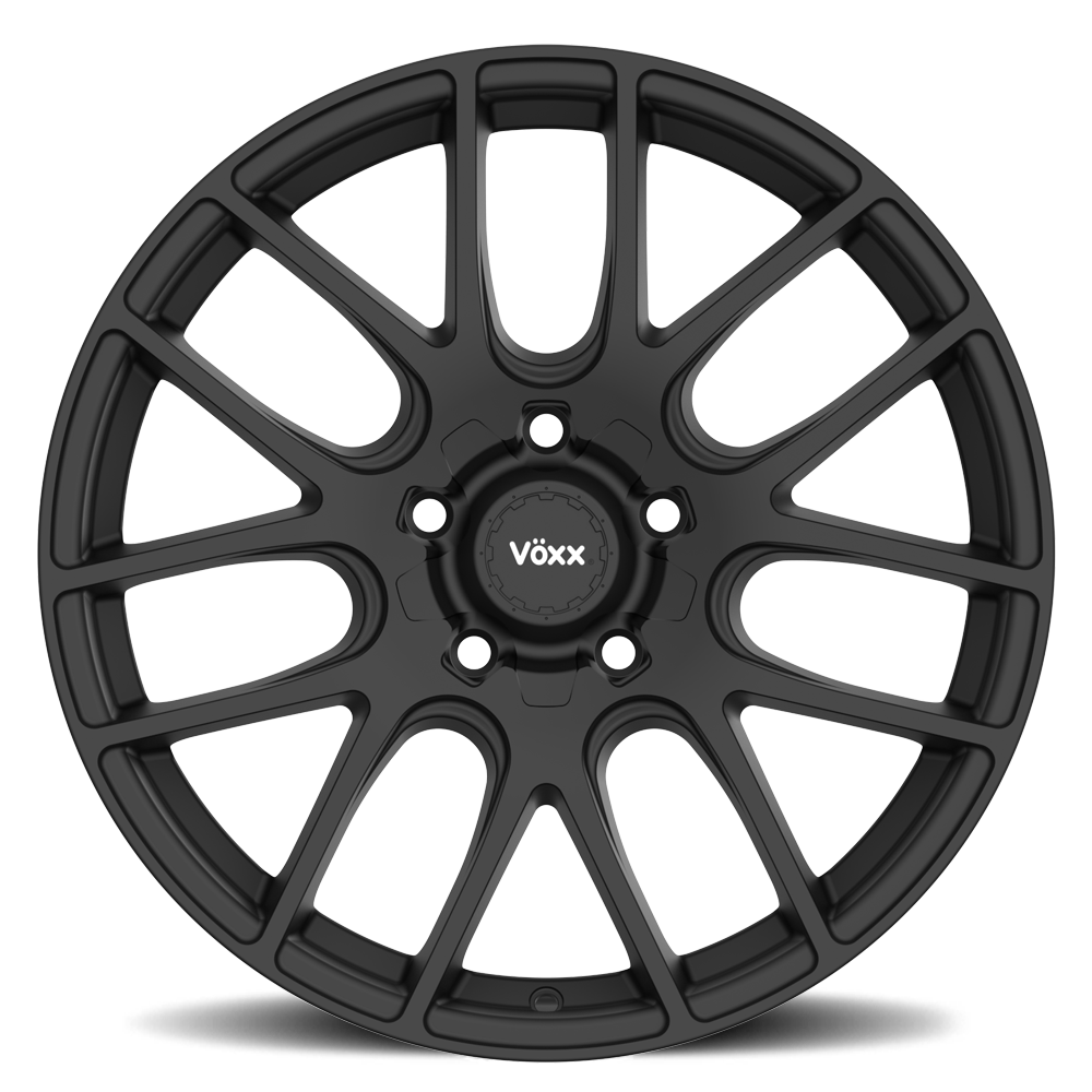Vöxx Orso Wheels Rims 17x8 5x110 5x115 Matte Black 40mm | ORS 780-5002 ...
