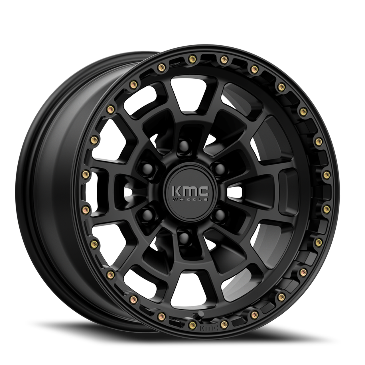 kmcサミット718 265/70r17 ジオランダーMTタイヤホイールセット Kmc Km718 Summit 17x8.5 6x139.7/6x5.5 Satin Black 0mm Wheels
