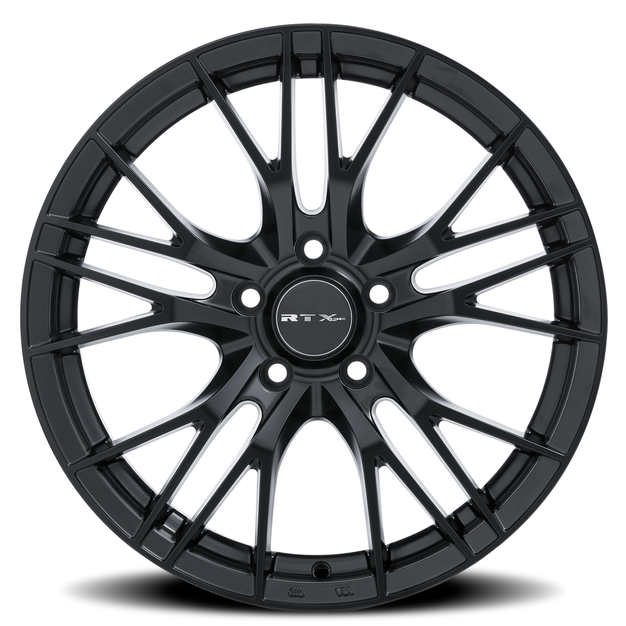Rtx Vertex Wheels Rims 17x7.5 5x110 Satin Black 32mm | 082054