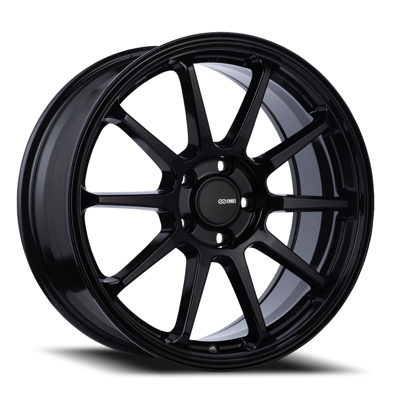 Enkei Px-10 17x7.5 5x114.3/5x4.5 Gloss Black 40mm Wheels