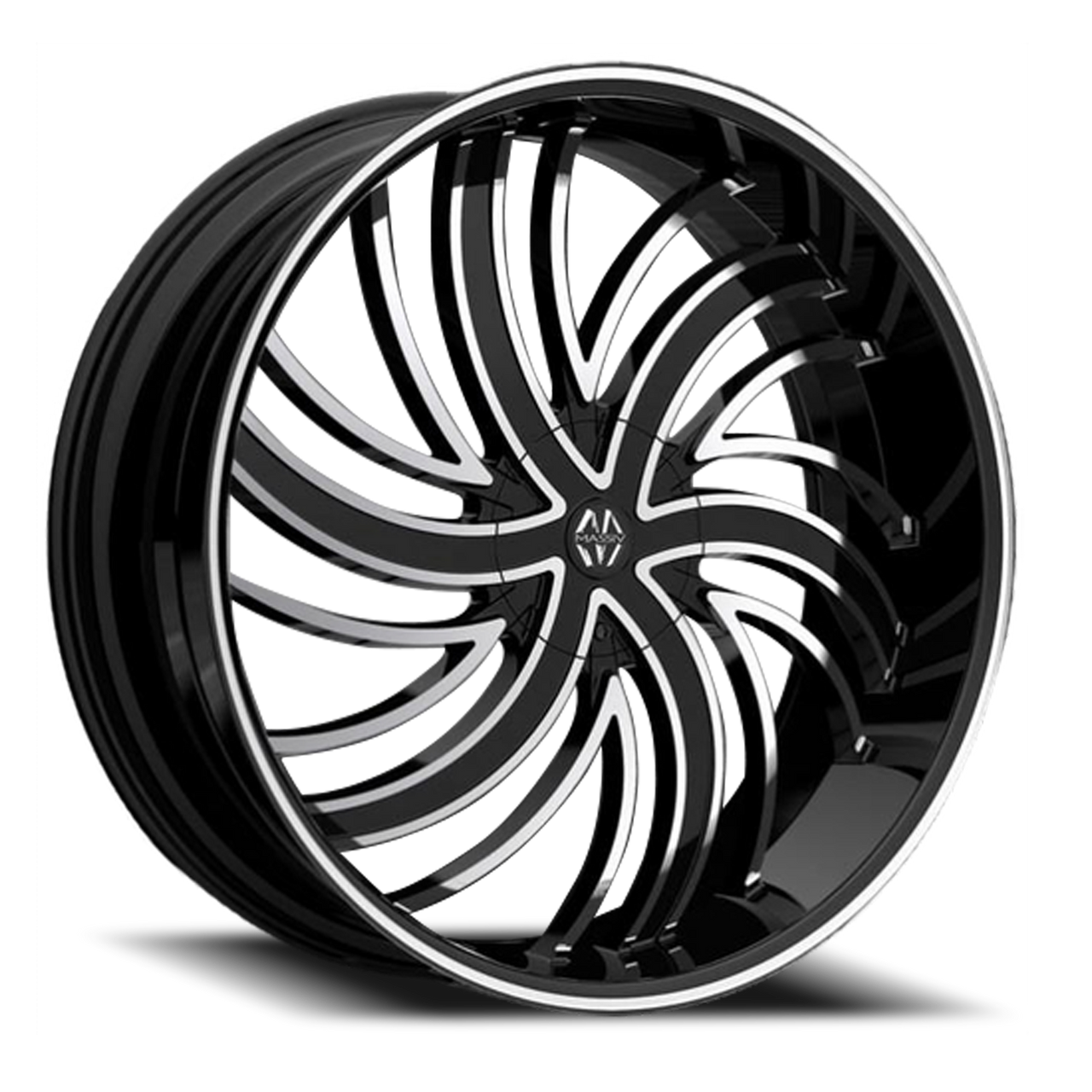 通販 公式サイト - 驚きの激安価格 Wheels 924 Massiv Rims Machined Black 5x120 5x115 22x8.5 その他
