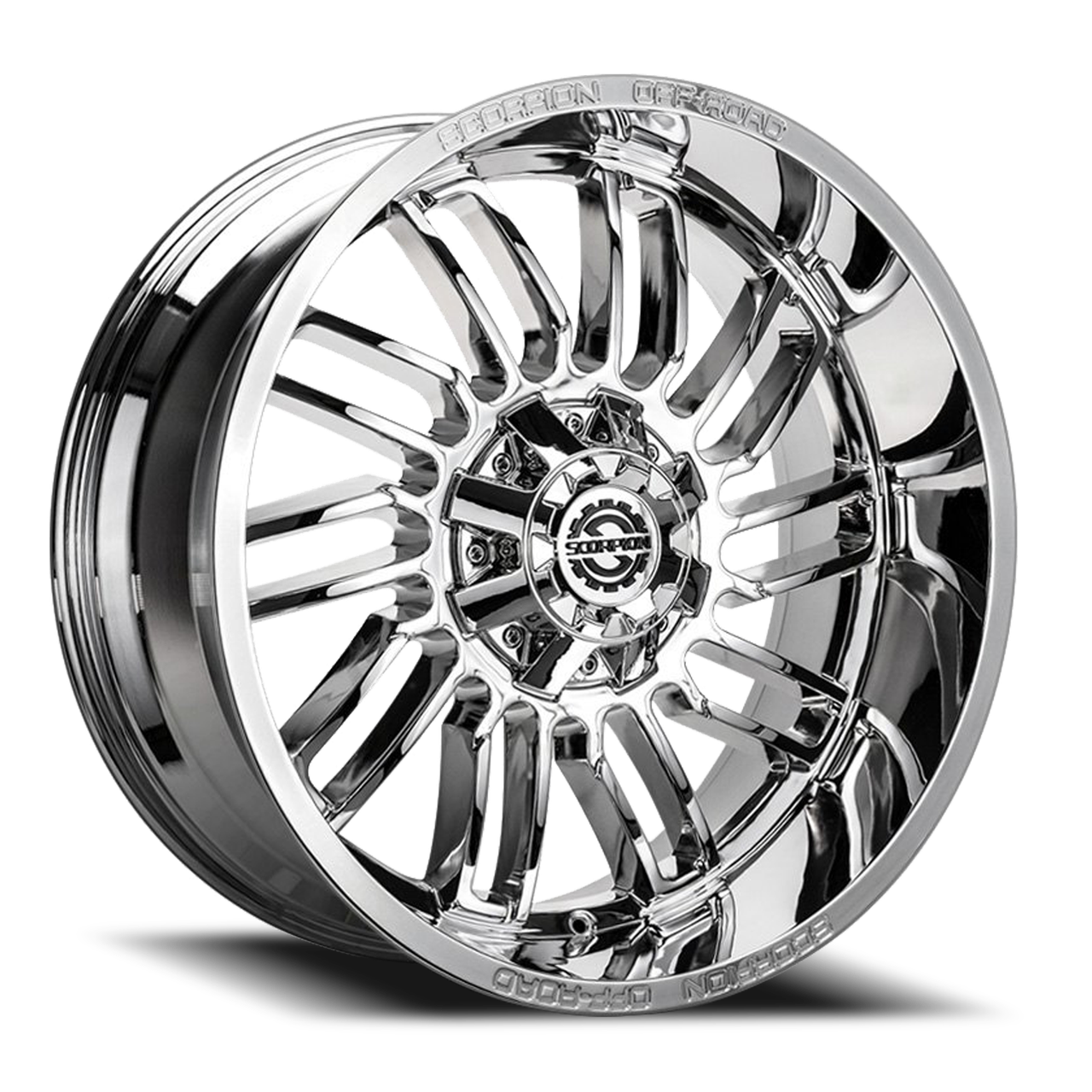 Scorpion Razor 20x10 6x135 6x139.7 Black Machine -19 Wheels