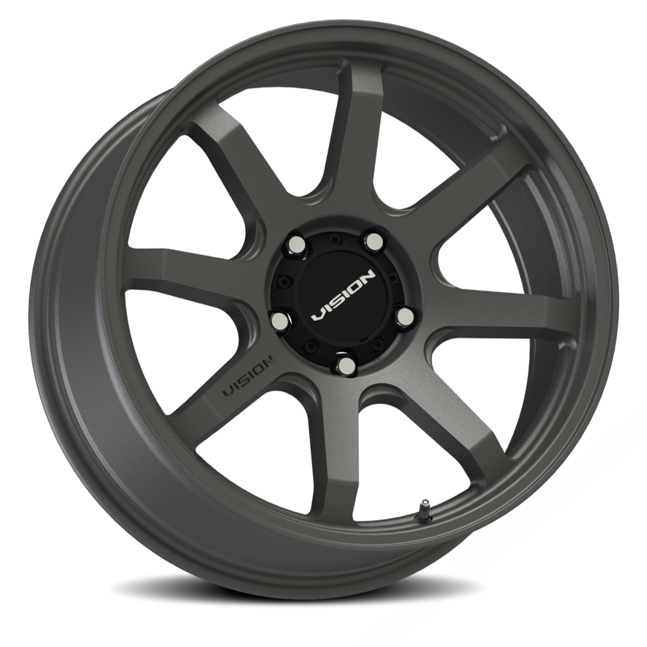 Vision Flow 351 Wheels Rims 17x9 5x127 Satin Grey -12mm | 351-7973SG-12