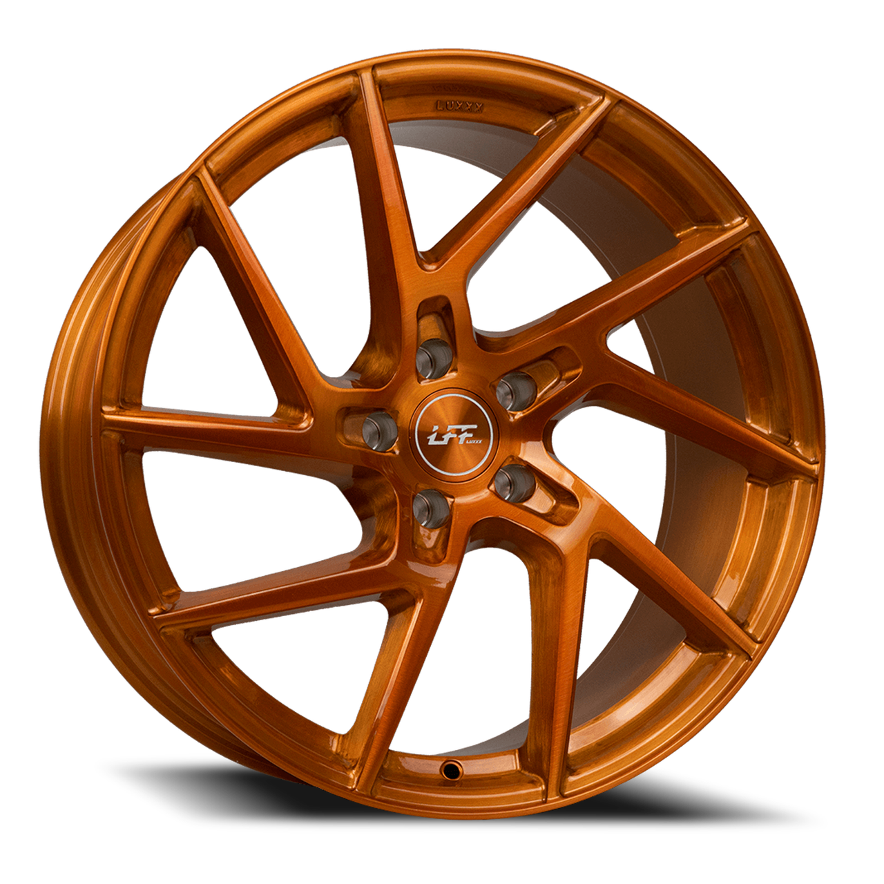 Luxxx Alloys Lff 02-Leon 20x10.5 5x114.3 Brushed Sunset Orange 40