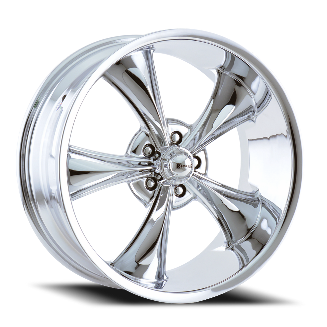 リデア(RIDEA)楕円アウターリング PCD130 5アーム 54T 中古美品 Ridler 695 17x8 5x120.65/5x4.75 Chrome 0mm Wheels | BB Wheels パーツ