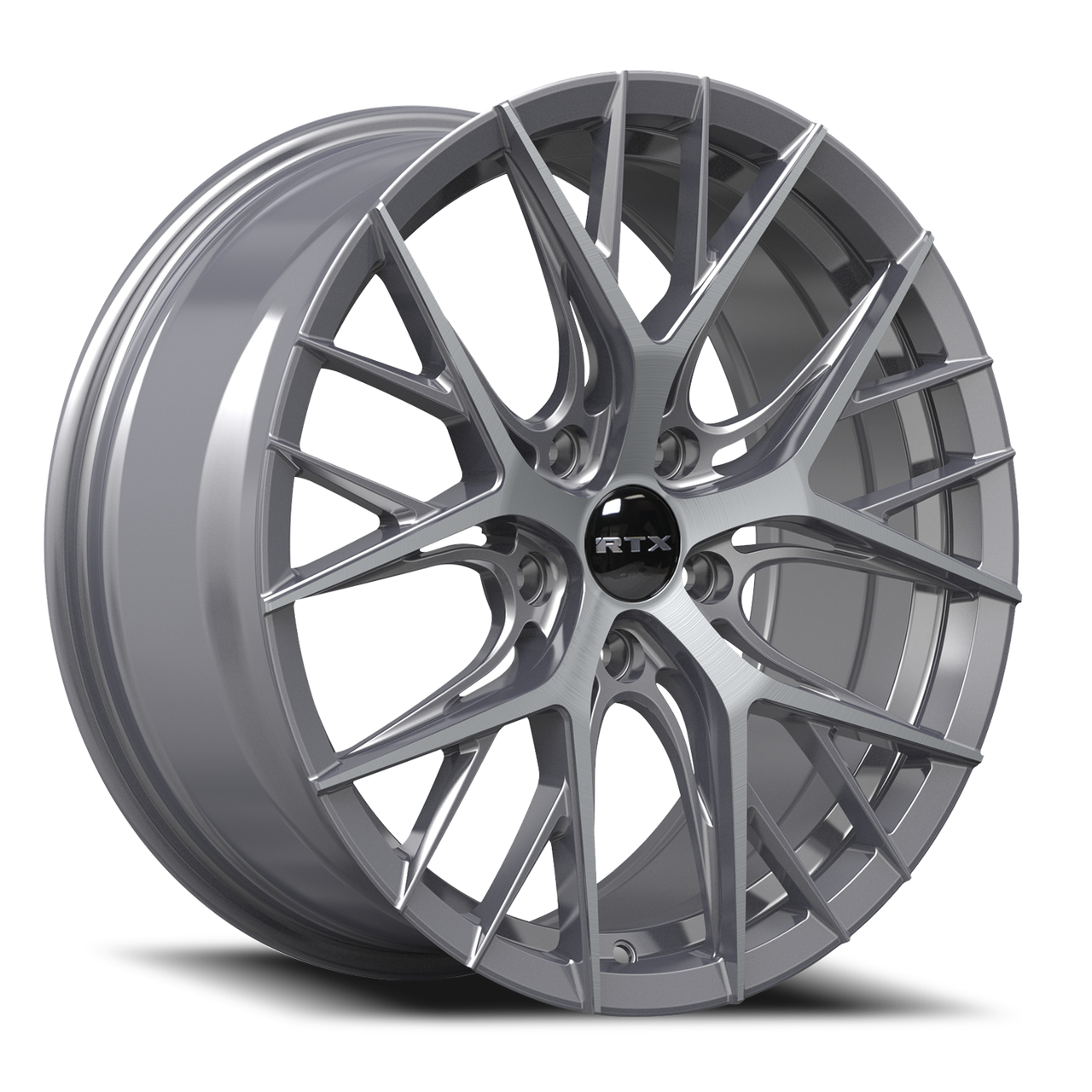RTX Valkyrie 17x7.5 5x114.3 Lite Gunmetal Machine 40 Wheels