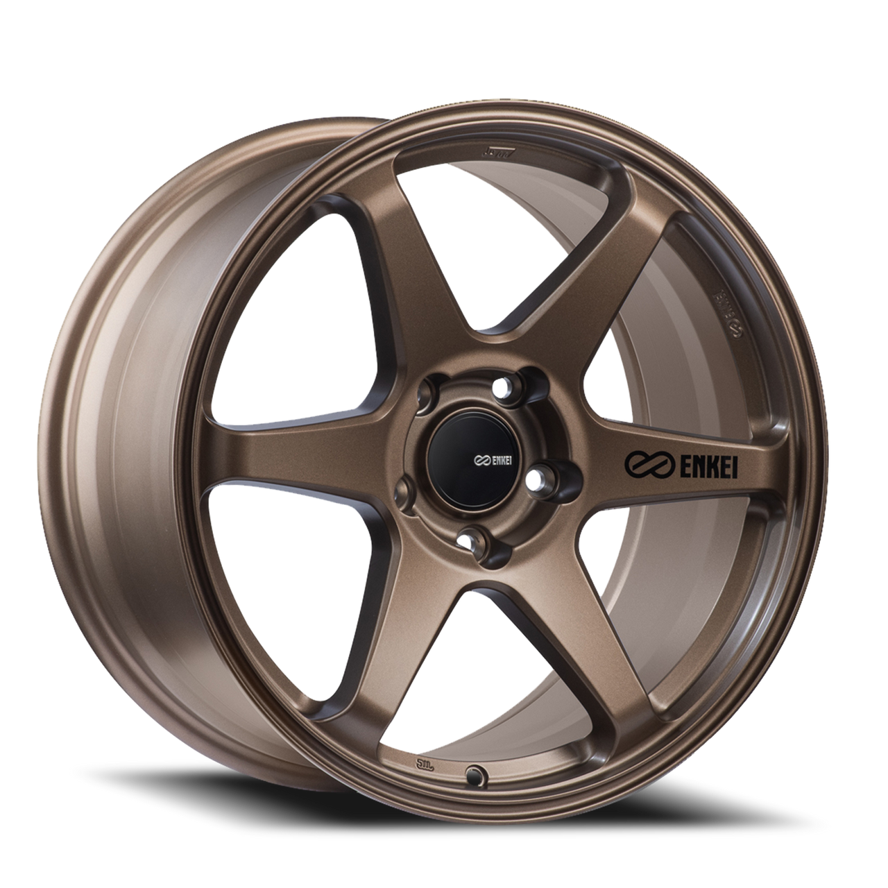 Enkei T6R Wheels Rims 17x8 5x114.3 Gloss Gunmetal 40mm | 539-780