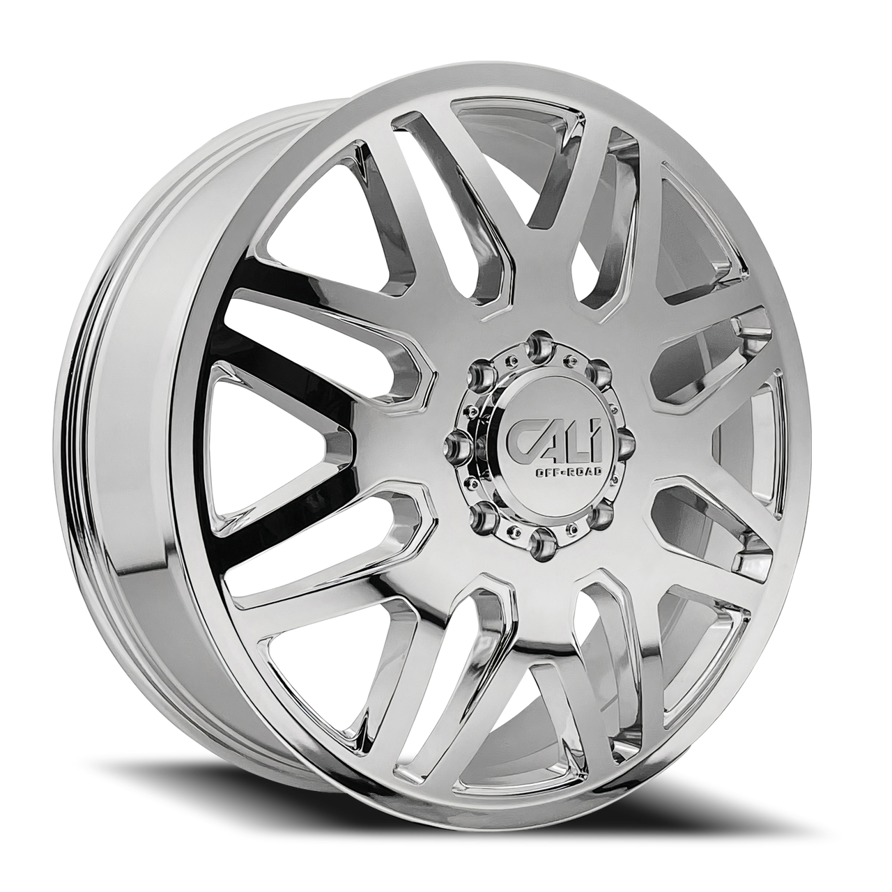 Cali Off-Road Invader 22x8.25 8x165.1 Chrome 115mm Wheels