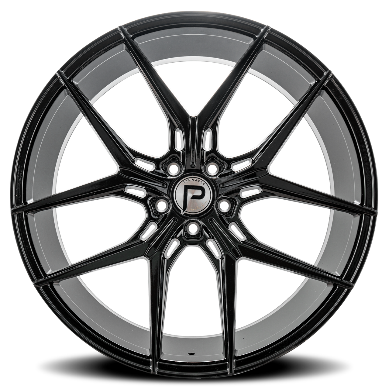 Pinnacle Splendent P204 20x8.5 5x120 Gloss Black 35mm Wheels