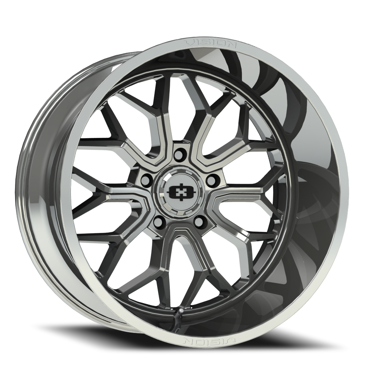 Vision Riot 402 20x12 5x150 Chrome -51mm Wheels