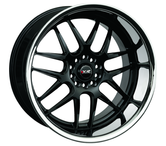 その他 RT-183256 Xxr 526 18x9 5x114.3 5x120 Black Stainless Lip 25mm Wheels