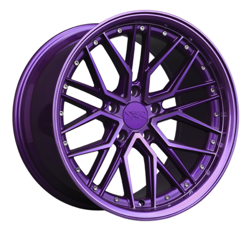 Xxr 571 18x8.5 5x112 Diamond Cut Purple 35mm Wheels