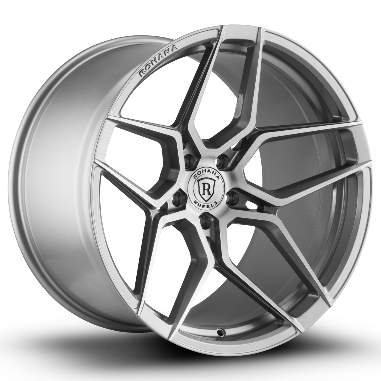 Rohana Rfx11 Wheels Rims 20x12 5x114.3 Brushed Titanium 22mm 