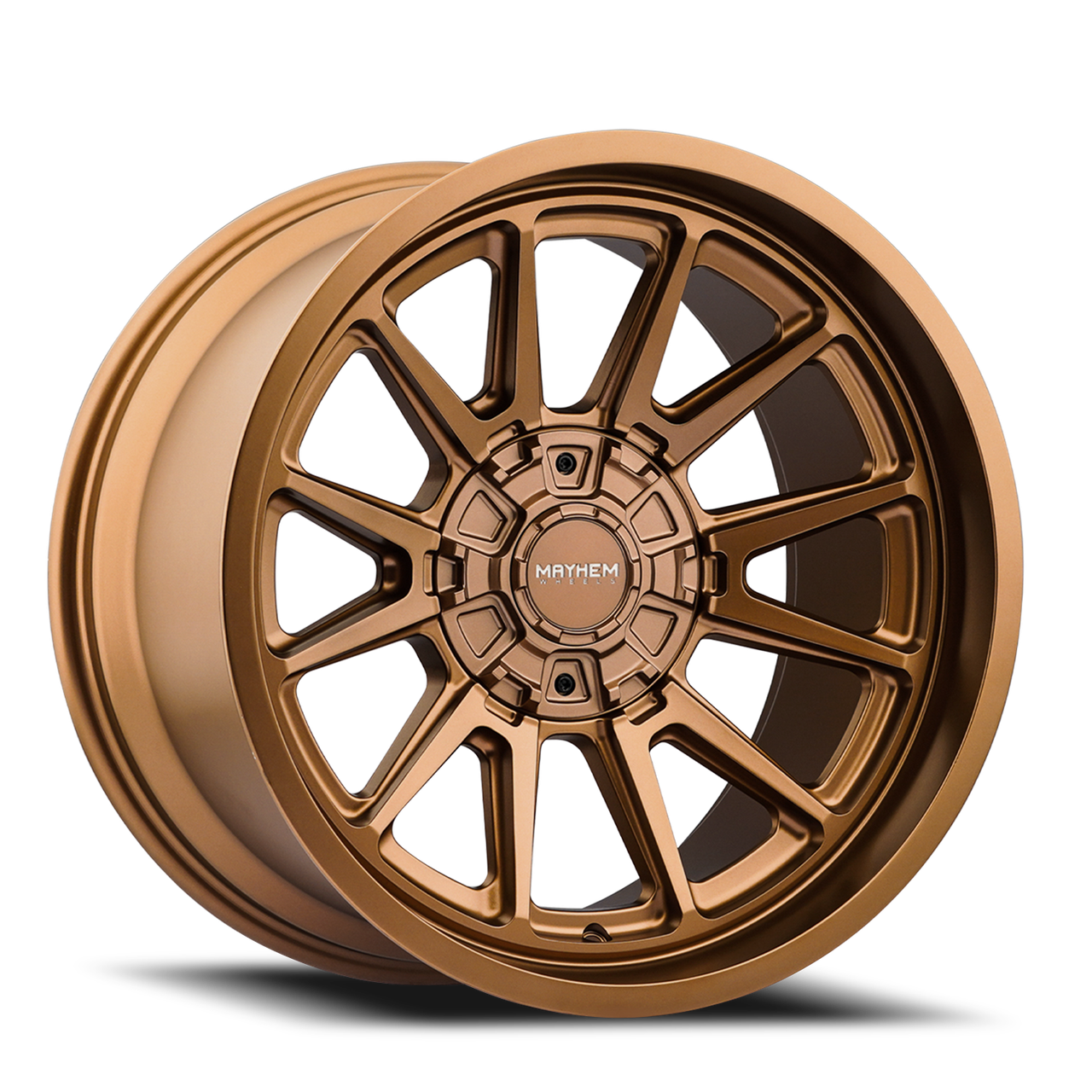 Mayhem Intrepid 18x9 5x127 5x139.7 Satin Bronze -12mm Wheels