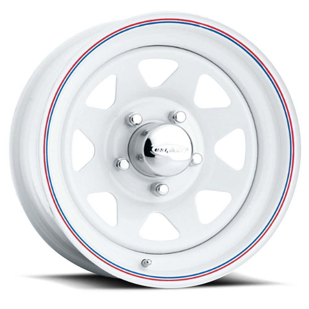 Us 8-Spoke Wheels Rims 15x10 6x139.7 Bright White -44mm | 70-50601