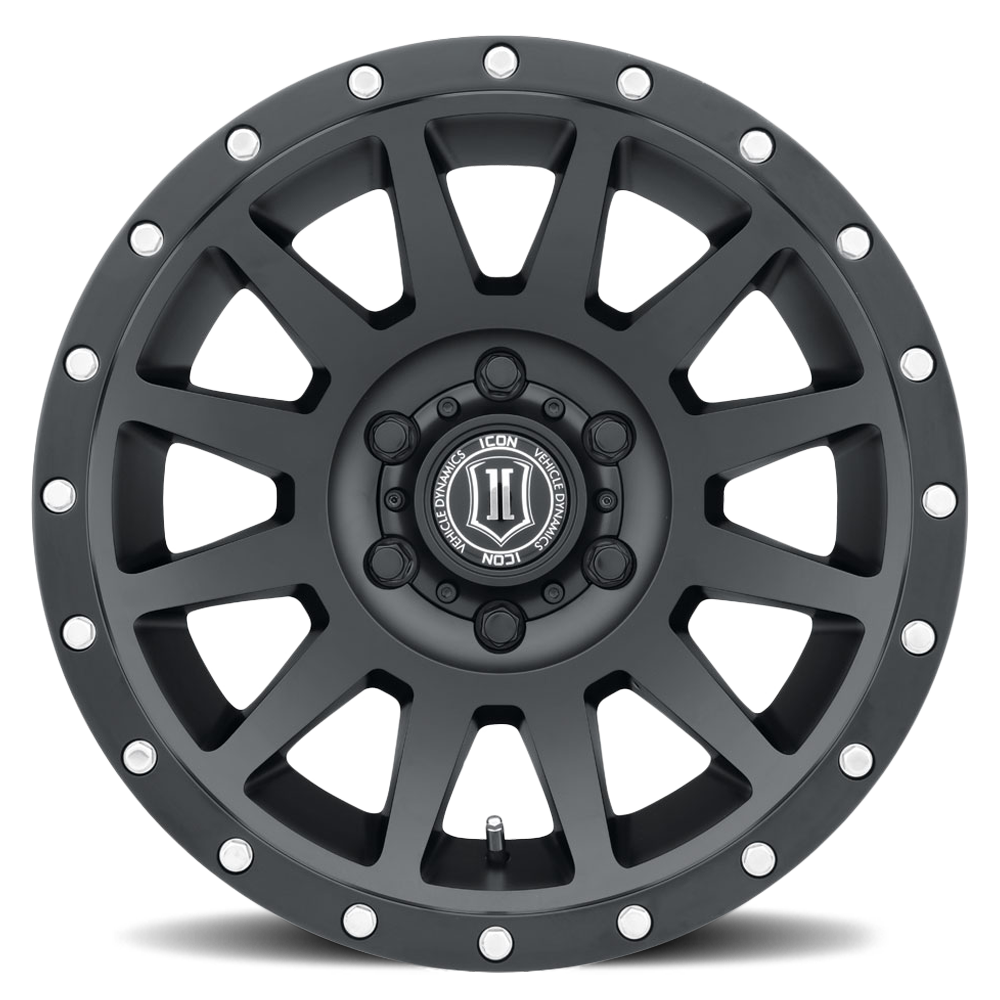 Compression Wheels Icon Alloys Compression Wheels Rims 20x10 6x139.7 Satin Black 19mm ...