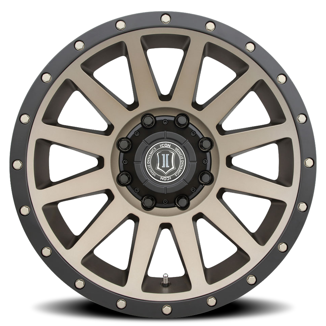Compression Wheels Icon Alloys Compression 20x10 8x180 Bronze 19mm Wheels