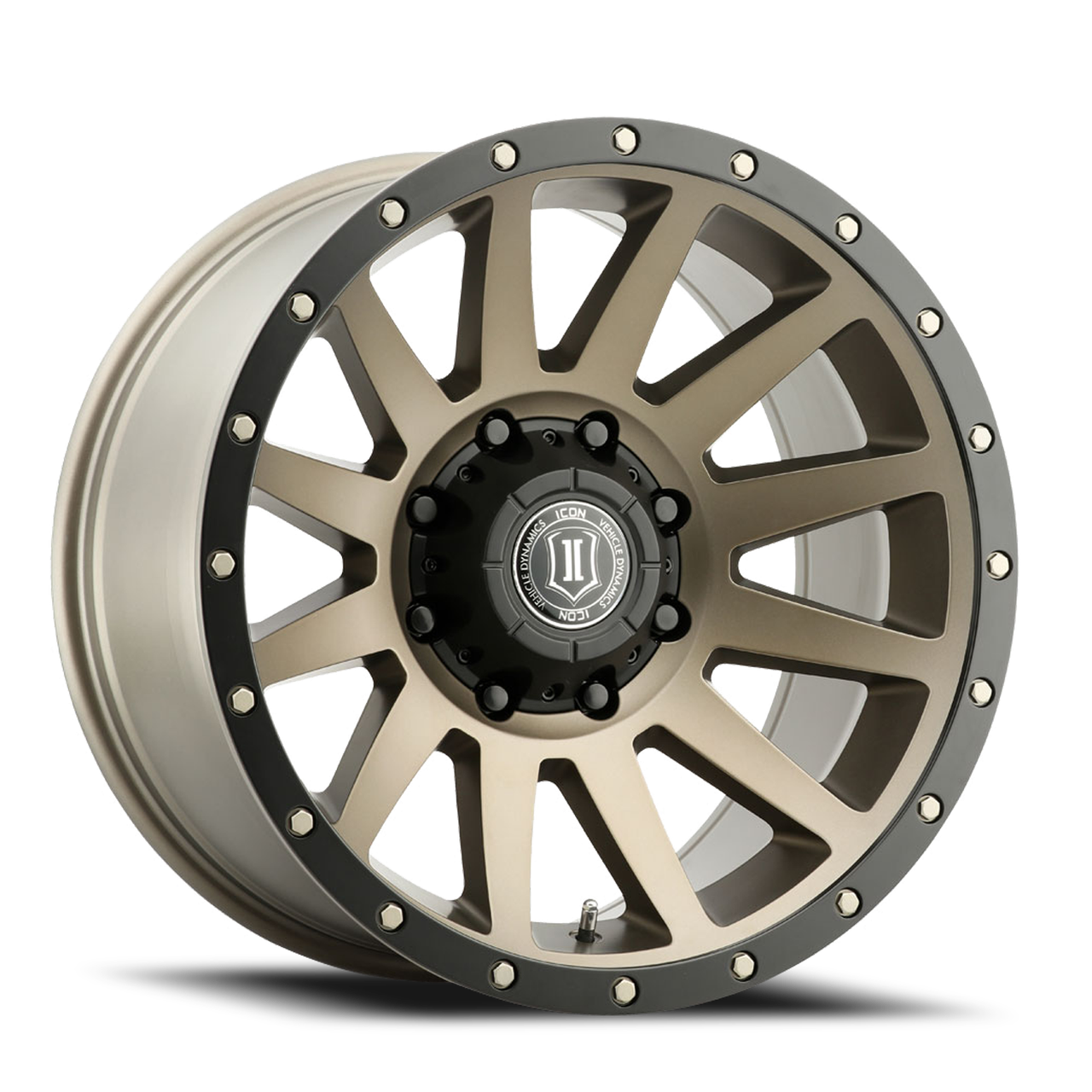 Compression Wheels Icon Alloys Compression 20x10 8x165.1 Bronze 19mm Wheels