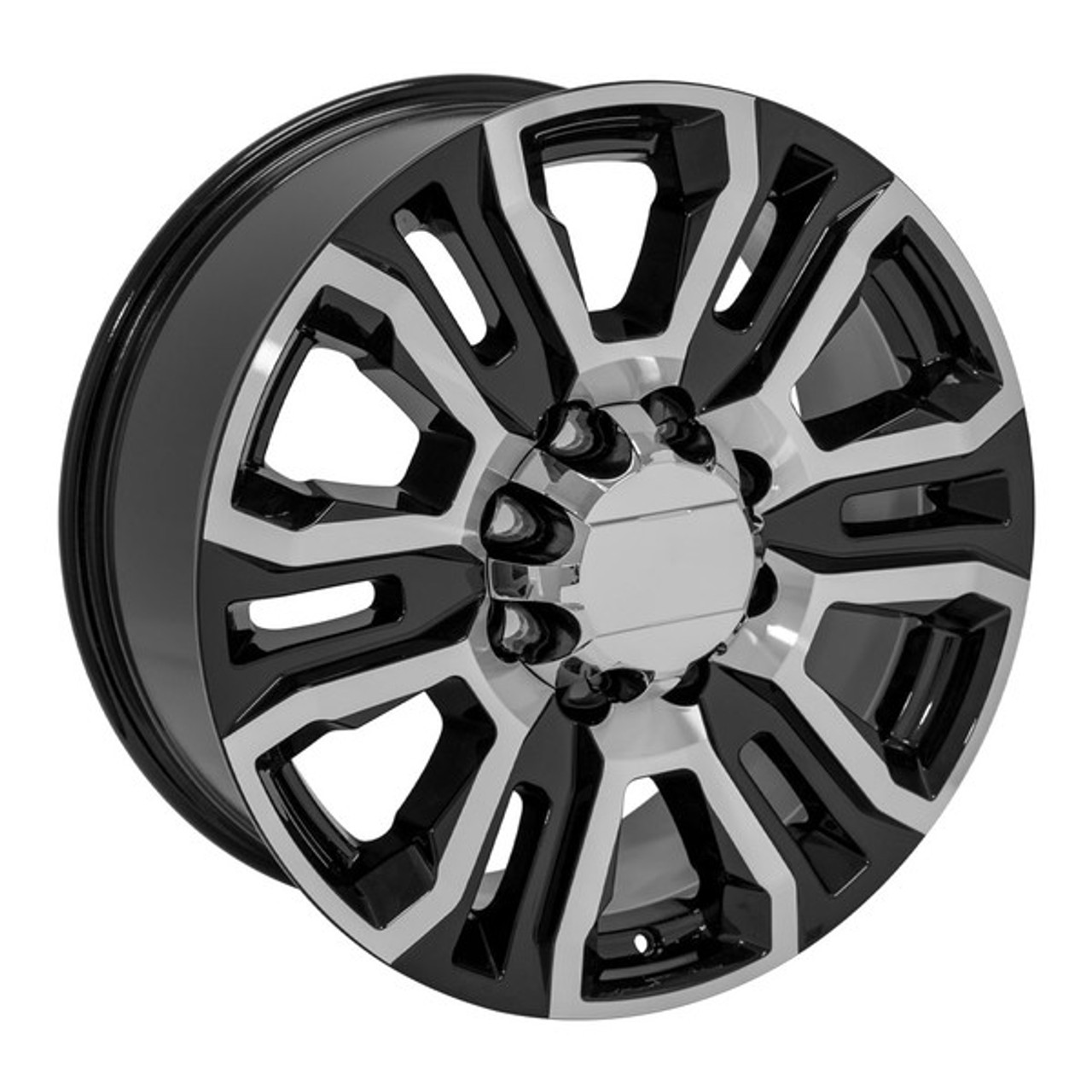 Oe Cv70B Wheels Rims 20x8.5 8x180 Black Machined 47mm | CV70B