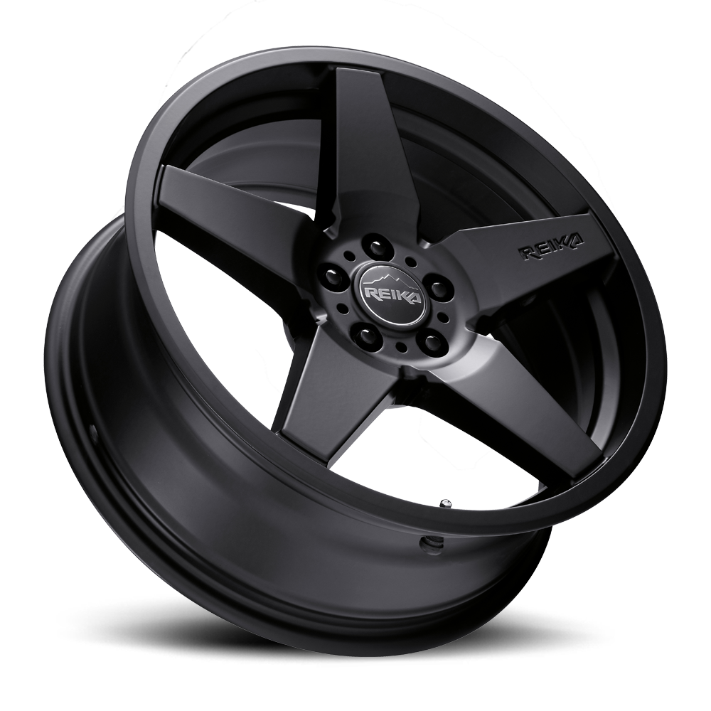Reika R15 - Seeker 17x7 5x100 Satin Black 15mm Wheels