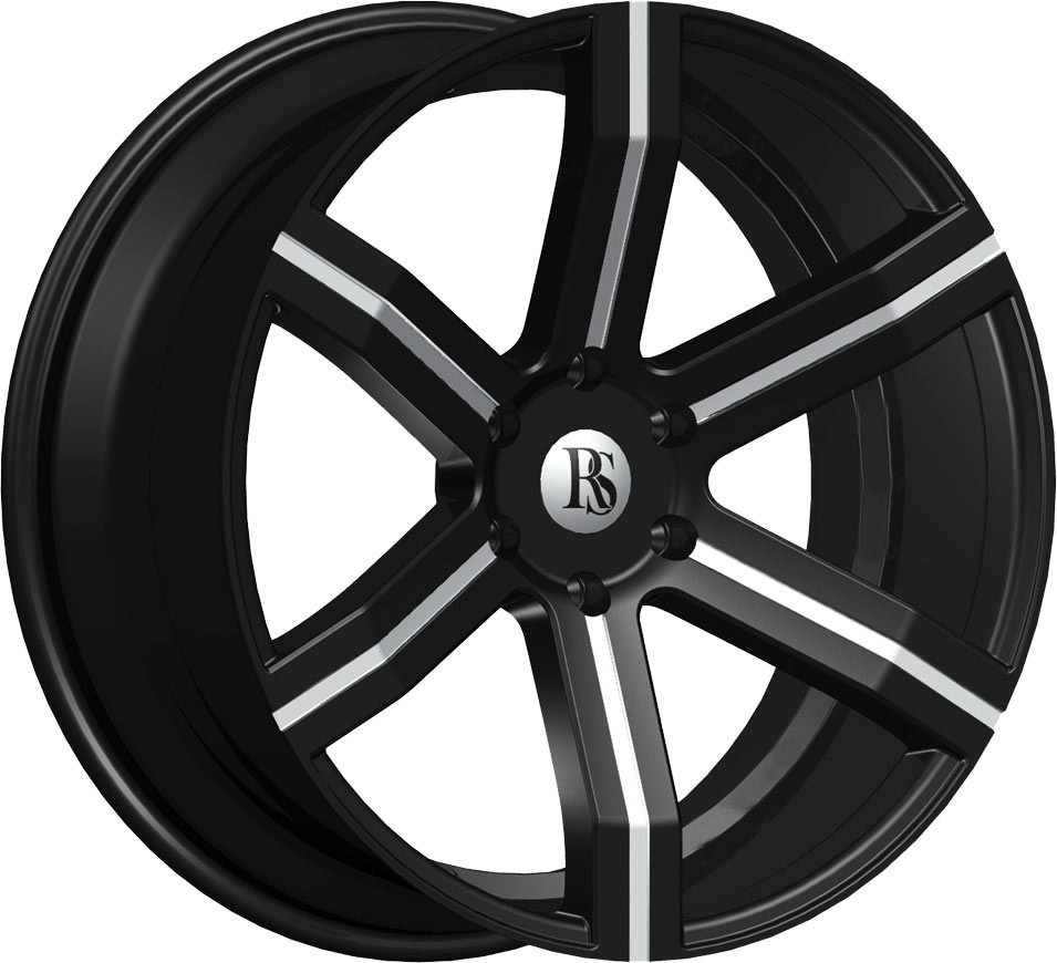 Redsport Rs100 Wheels Rims 26x10 6x139.7 Black Machined 25mm