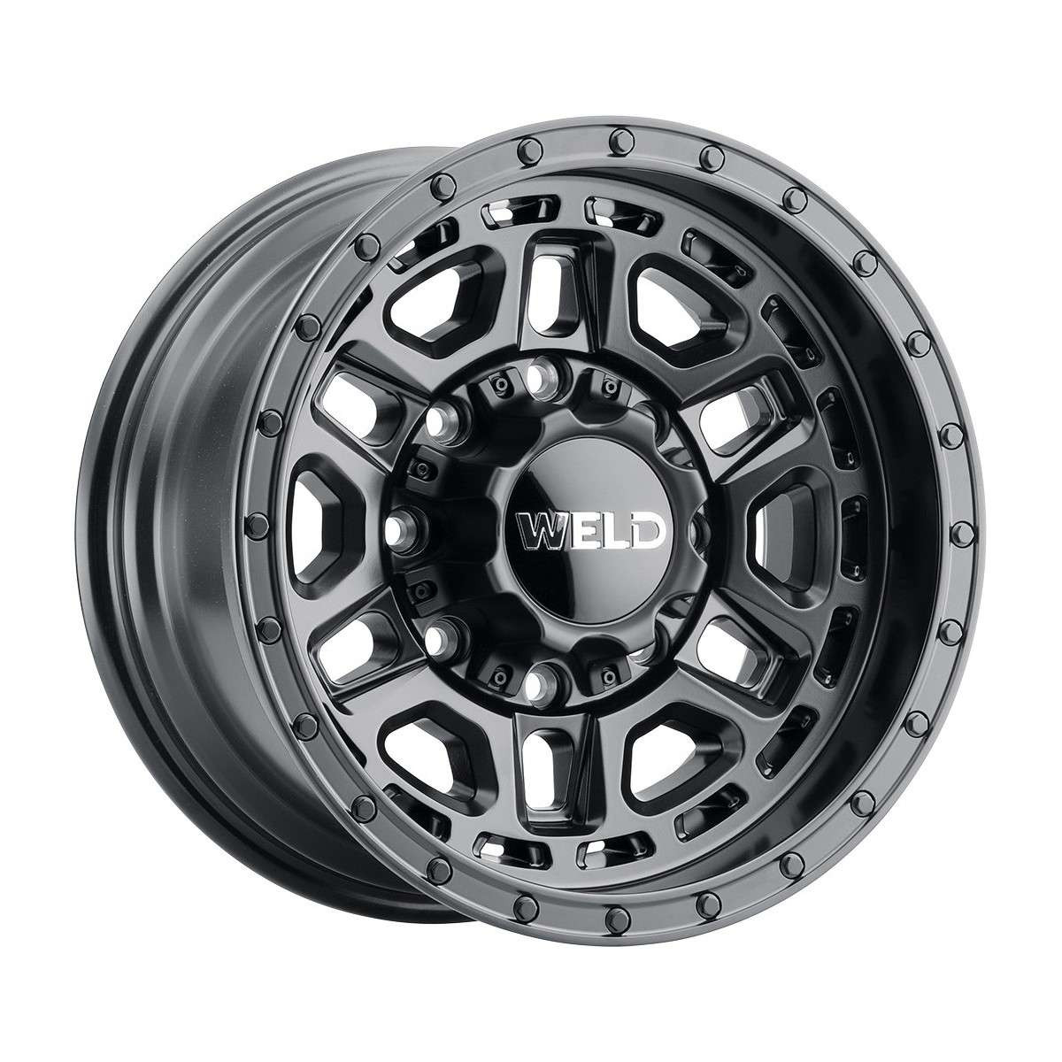 Weld Off-Road Crux 17x9 8x180 Satin Black 0mm Wheels
