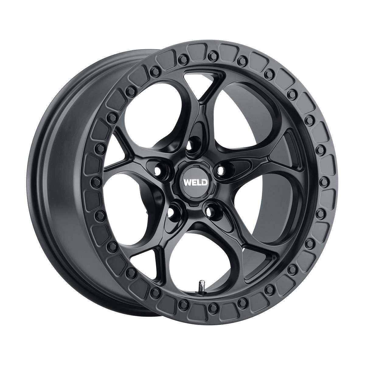 Weld Off-Road Ledge 8 20x10 8x180 Black Black -18mm Wheels