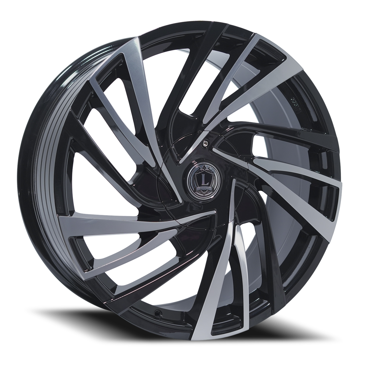Luxxx Alloys Lux 41 18x8 5x110 5x114.3 Black Machine 35 Wheels