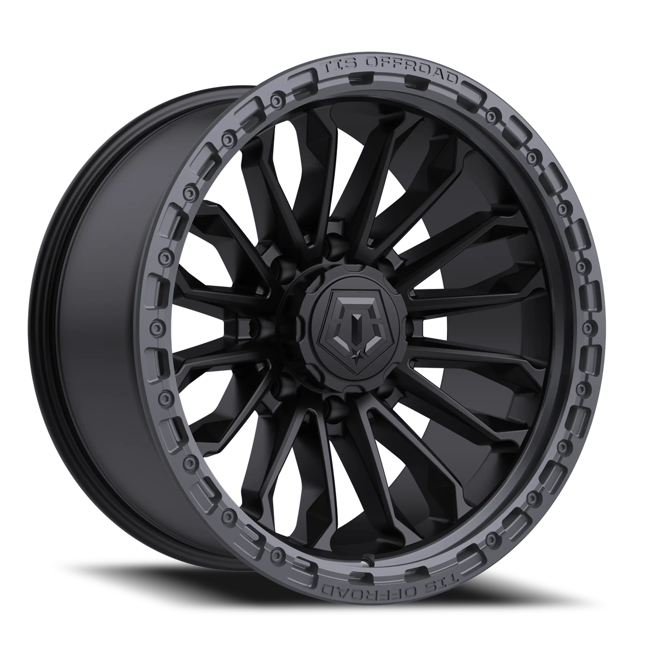 Tis 556Ba 20x10 8x165.1 Black Anthracite Bead -20mm Wheels