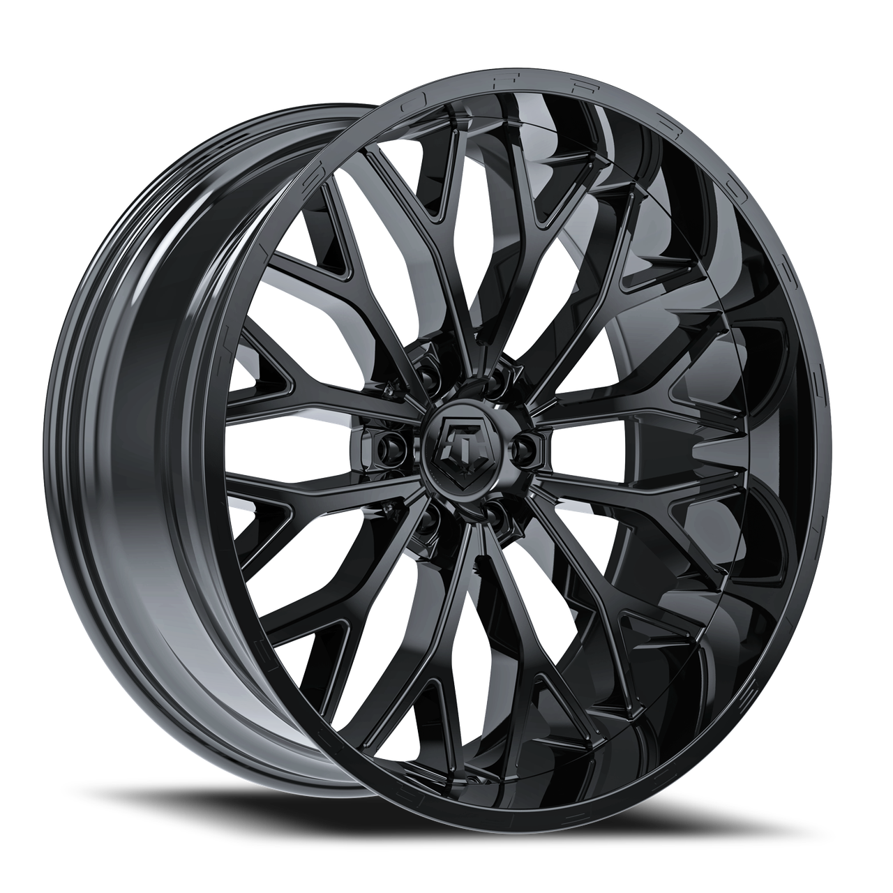 Tis 565B 20x9 6x139.7/6x5.5 Gloss Black 18mm Wheels | BB Wheels