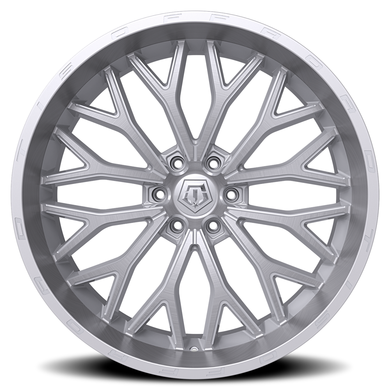 Tis 565Bsm 20x10 6x135 Brushed Silver -24mm Wheels