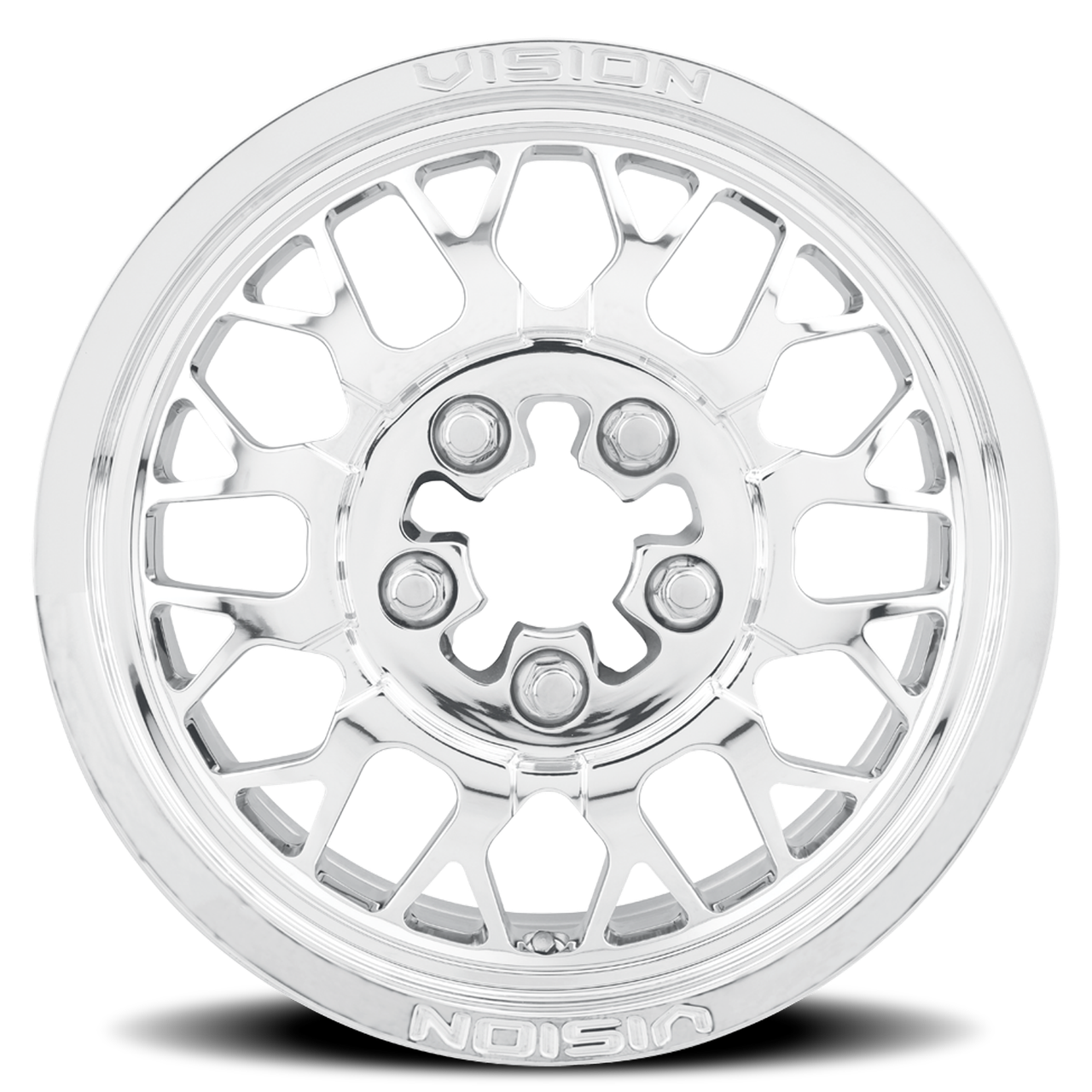 Vision Storm 346 Atv Wheels Rims 15x7 5x114.3 Polished 61mm | 346-157545P64