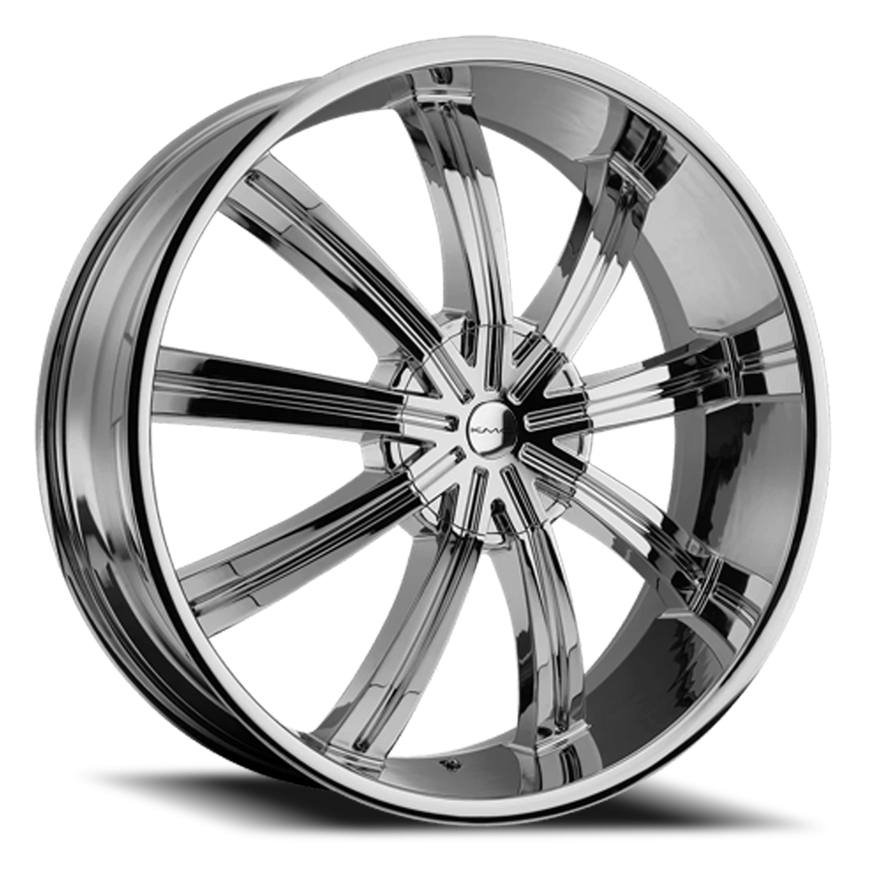 Kmc Km672 Widow 24x9.5 5x150 Chrome 35mm Wheels