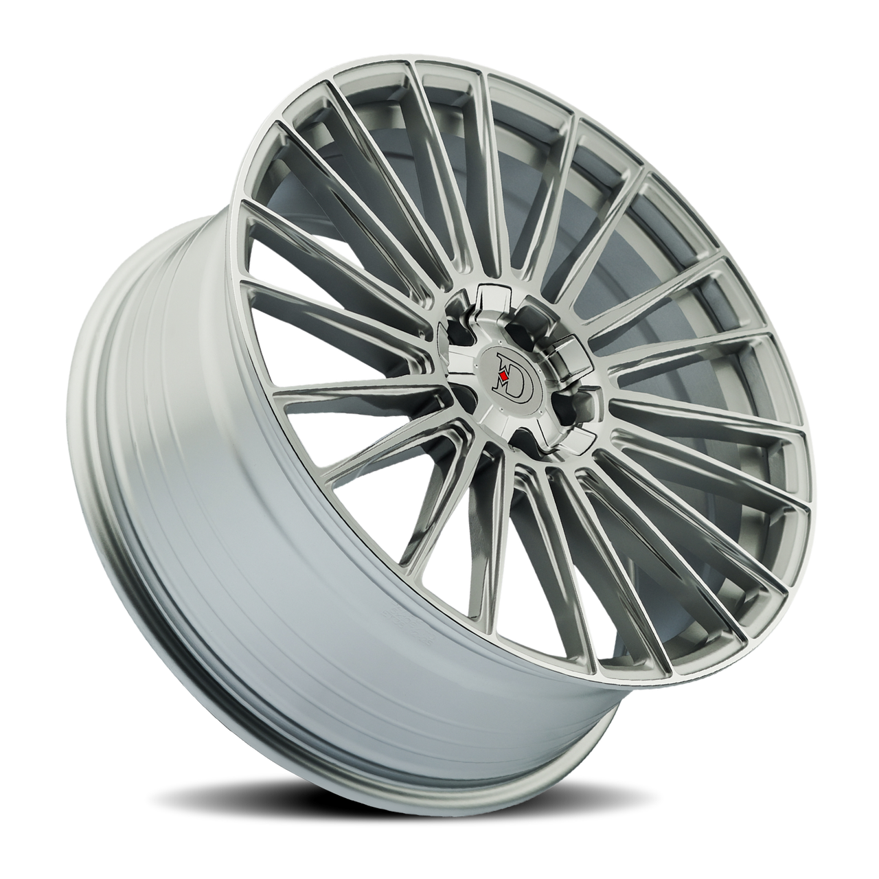 Defy D12 20x8.5 5x108 5x110 Silver Machined 38mm Wheels